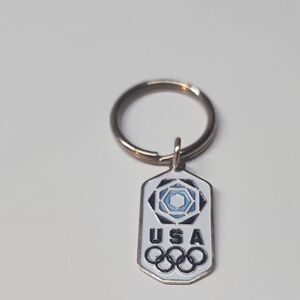 USA Olympic Emblem Keychain